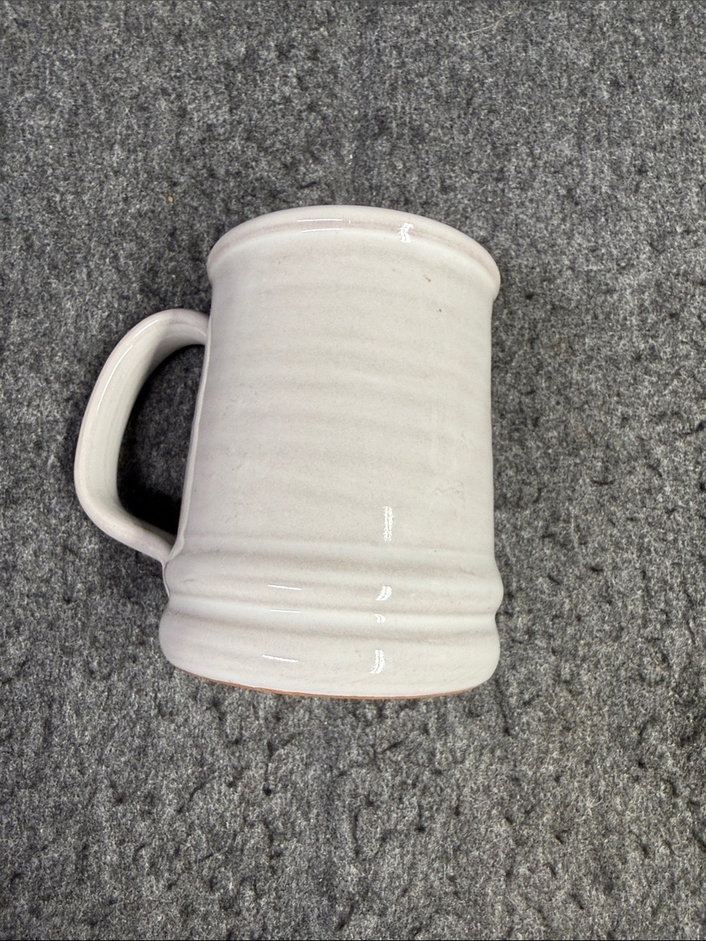 Moon 2019 Milk Beige Ceramic Coffee Mug with Logo Plaque - Picture 7 of 7